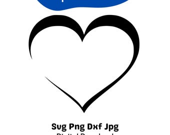 Open Heart Digital Download Heart, Svg, Png, Jpg File - Etsy