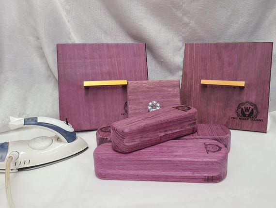 Personalized Tailor/Quilting Purple Heart Clappers No Stain No Dye