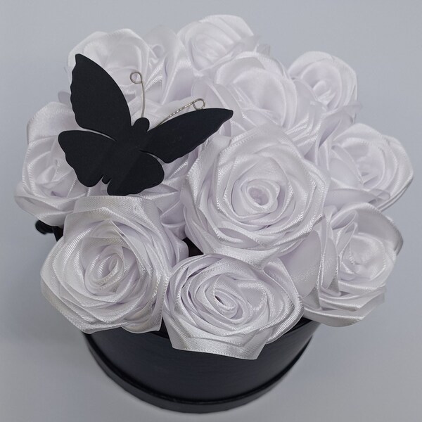 Flower Satin Ribbon - Etsy