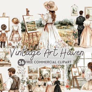 Desenho de aquarela de senhora vintage clipart, artista clássico, pintor, senhora vitoriana aproveite a arte PNG comercial grátis, canto da pintura, cena de arte