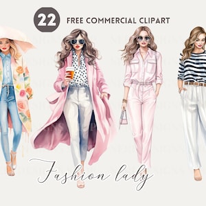 Clipart de aquarela de moda urbana, garota da cidade PNG comercial grátis, ilustração de mulher estilosa, modelo de moda, estilo feminino, moda elegante
