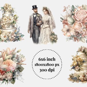 Vintage Wedding Watercolor Clipart Bundle Victorian Bride Groom Free vintage-wedding-watercolor-clipart-bundle-victorian-bride-groom-free