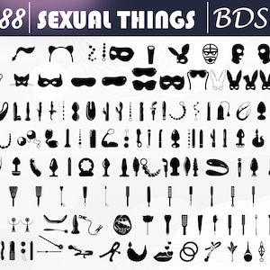BDSM Sexual Things - Bdsm Svg, Bondage Svg, Sexual Svg, Adult Sex Toys