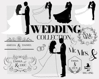 ウェディングコレクション - 花嫁と花婿のデザイン、ウェディング