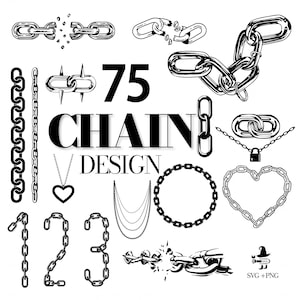 Chain Design, Chain Svg, Chain Silhouette, Chain Clipart, Chain Tattoo, Chains svg, Chain Frame, Chain Numbers, Chain Outline, Chain png,