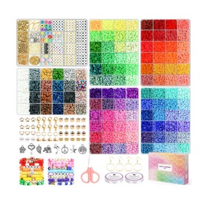 20.000 Pcs 6 Box Clay Beads Bracelet Making Kit