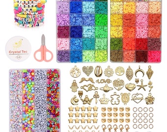 3 Box, Bracelet Making Kit, 6000Pcs Beads for Jewelry Making, Friendship Bracelet Kit, Gift for Everyone