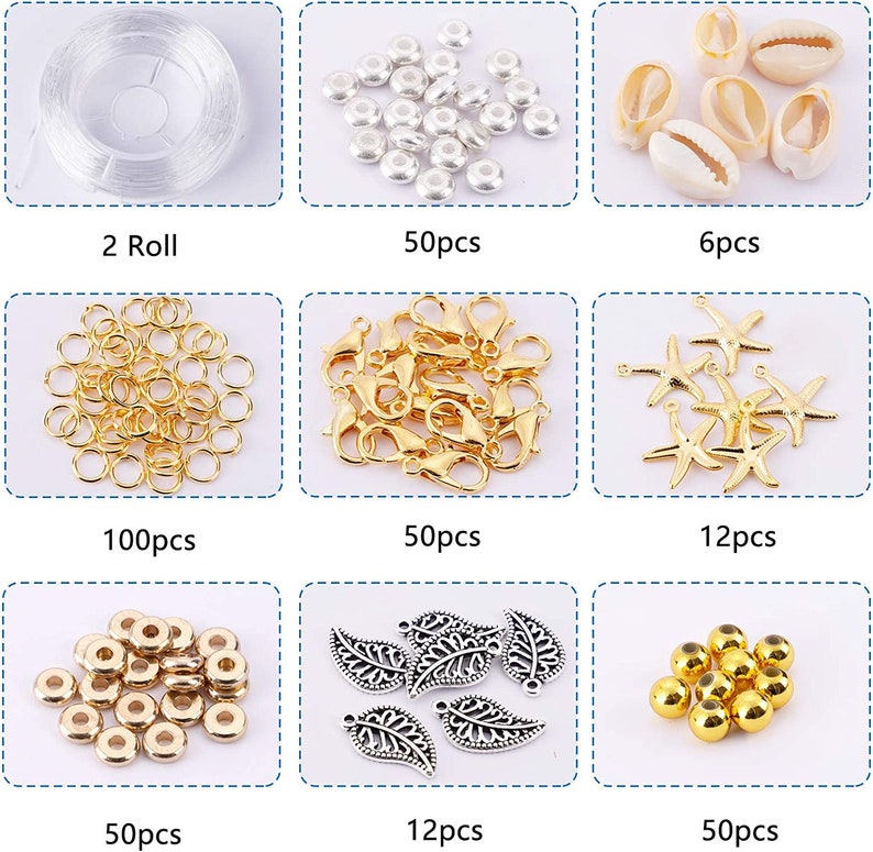 Bracelet Making Kit Bead Kit, Bead for Bracelet, 6000 Beads, Kids Crafts, DIY Craft for Kids, Gift for Kids image 4
