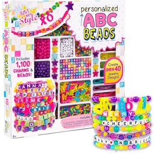 Friendship Bracelet Kit - Bracelet Making Kit | Bead Kit, Bead for Bracelet, 1100 Beads, Kids Crafts, DIY Craft for Kids, Gift for Kids