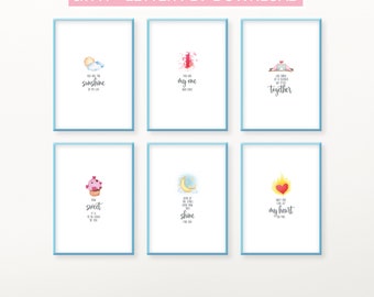 6 lindas citas imprimibles de San Valentín en formato A4 + letras de EE. UU. - 6 lindas citas imprimibles de San Valentín en formato A4 + letras de EE. UU.