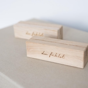 Kartenhalter aus Holz | Fotohalter | Postkartenständer