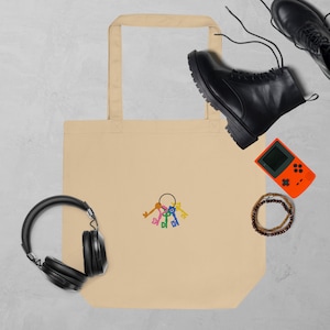 Luigi&#39;s Mansion Retro Keys Tote Bag