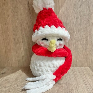 Snowman Crochet Pattern, Amigurumi Snowman, Crochet Snowman Toy Pattern, Christmas Crochet Pattern, Christmas Gift Present
