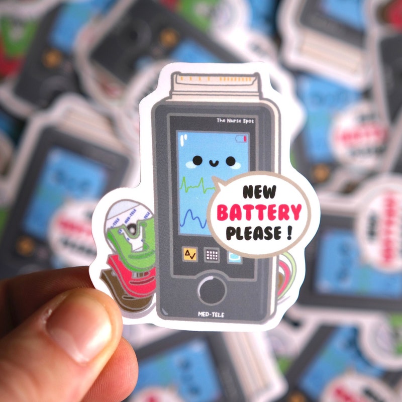 Heart Monitor Stickers - Etsy