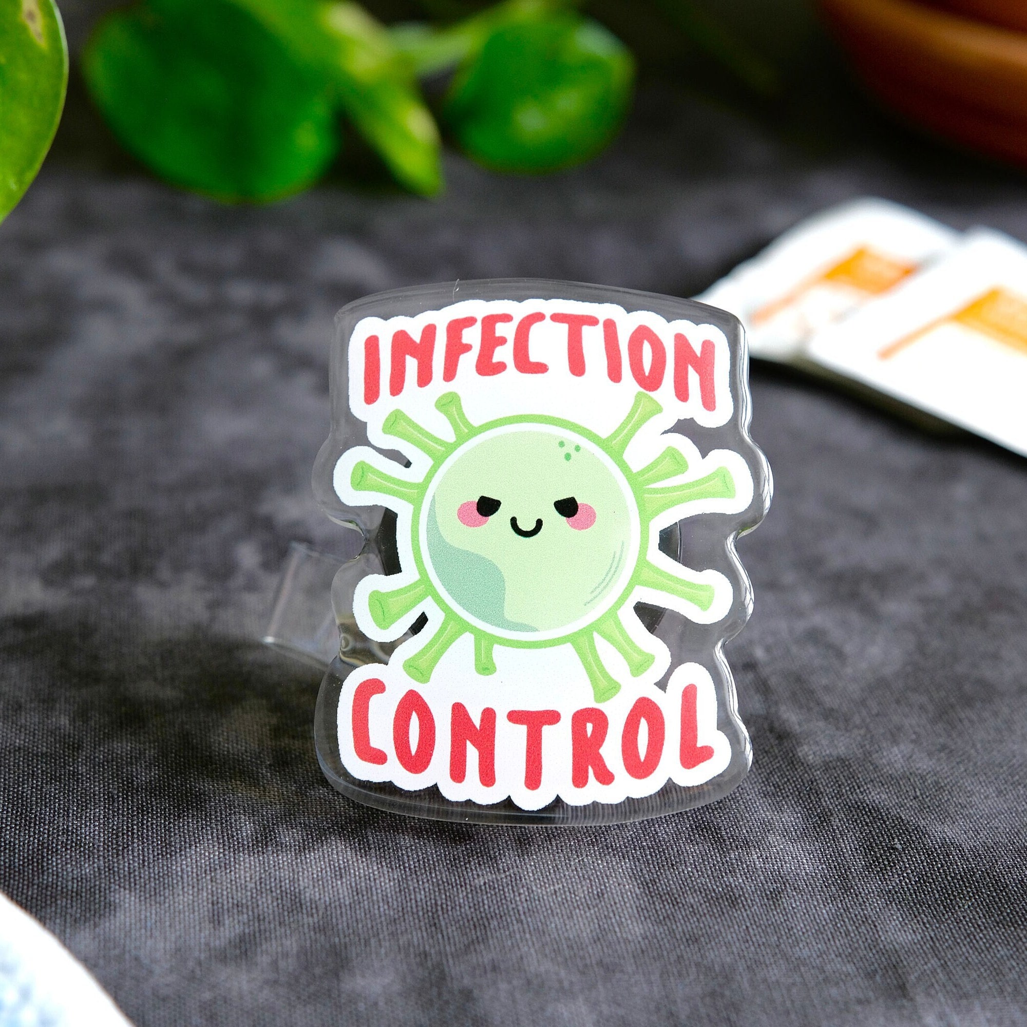 Infection Control Badge Reel 