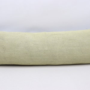 Turkish kilim pillow cover, Handmade lumbar pillow, Tribal pillow, Anatolian pillow, Natural wool pillow, 12x36 inches pillow cover 0057
