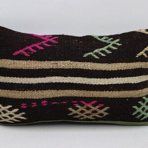 Home decor pillow, Lumbar pillow, Ottoman pillow, Throw pillow, Decorative boho pillow cover, Tribal pillow, 12x20 inches pillow cover 0259