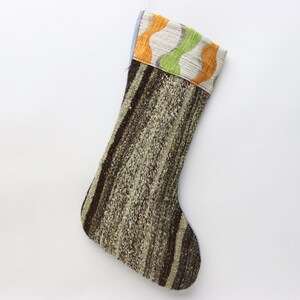 Decorative kilim christmas stocking, 11x18 christmas stockings, Fireplace decor, Santa cruz socks, Ethnic decor kilim christmas gift, 0431