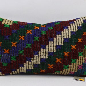 Home decor pillow, Lumbar pillow, Rustic pillow, Throw pillow, Decorative boho pillow cover, Tribal pillow, 12x20 inches pillow cover 0209