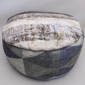 Beiges Hanfkissen, ethnisches Kelimkissen, anatolisches Kelimkissen, dekoratives Kelimkissen, Boho-Dekorkissen, 50x20x25 cm, Kissenbezug 271