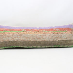 Turkish kilim pillow cover, Handmade lumbar pillow, Tribal pillow, Anatolian pillow, Natural wool pillow, 12x36 inches pillow cover 0002