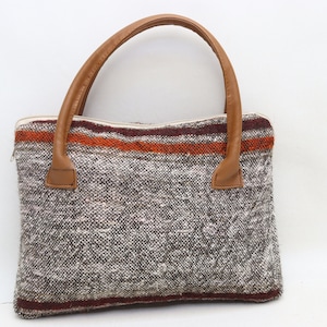 Einzigartige Kelimtasche, Handgefertigte Tasche, Geometrisches Design, handgefertigte Kelimtasche, 10x14-Zoll-Tasche, Einzigartige Tasche, Handtasche, Modetasche, Trendtaschen, 0050