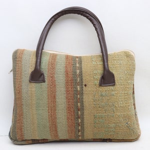 Einzigartige Kelim Tasche, Handgemachte Tasche, Geometrisches Design, handgemachte Kelim Tasche, 10x14 "Tasche, Einzigartige Tasche, Handtasche, Modetasche, Trend Taschen, 0046