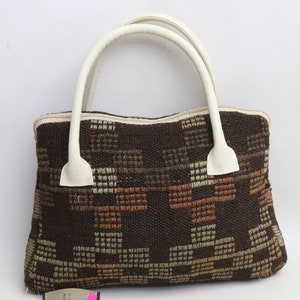 Einzigartige Kelim-Tasche, handgemachte Tasche, geometrische Desihn handgemachte Kelim-Tasche, 10x14" Tasche, einzigartige Tasche, Handtasche, Modetasche, Trendtaschen, 0084