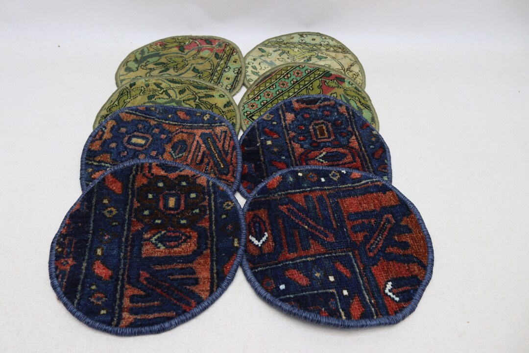 Organic Wool Table Mat, Carpet Supla Set, 8 Pieces Kitchen Decor