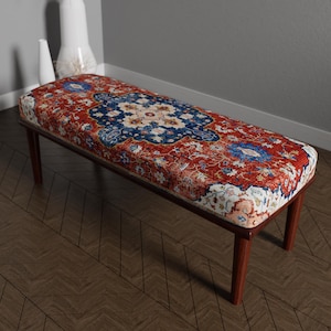 Ottoman bench with storage, Upholstered ottoman bench, Ottoman Style Bench, Upholstered Bench, Turkish bench, Tribal bench, Ethnic bench,