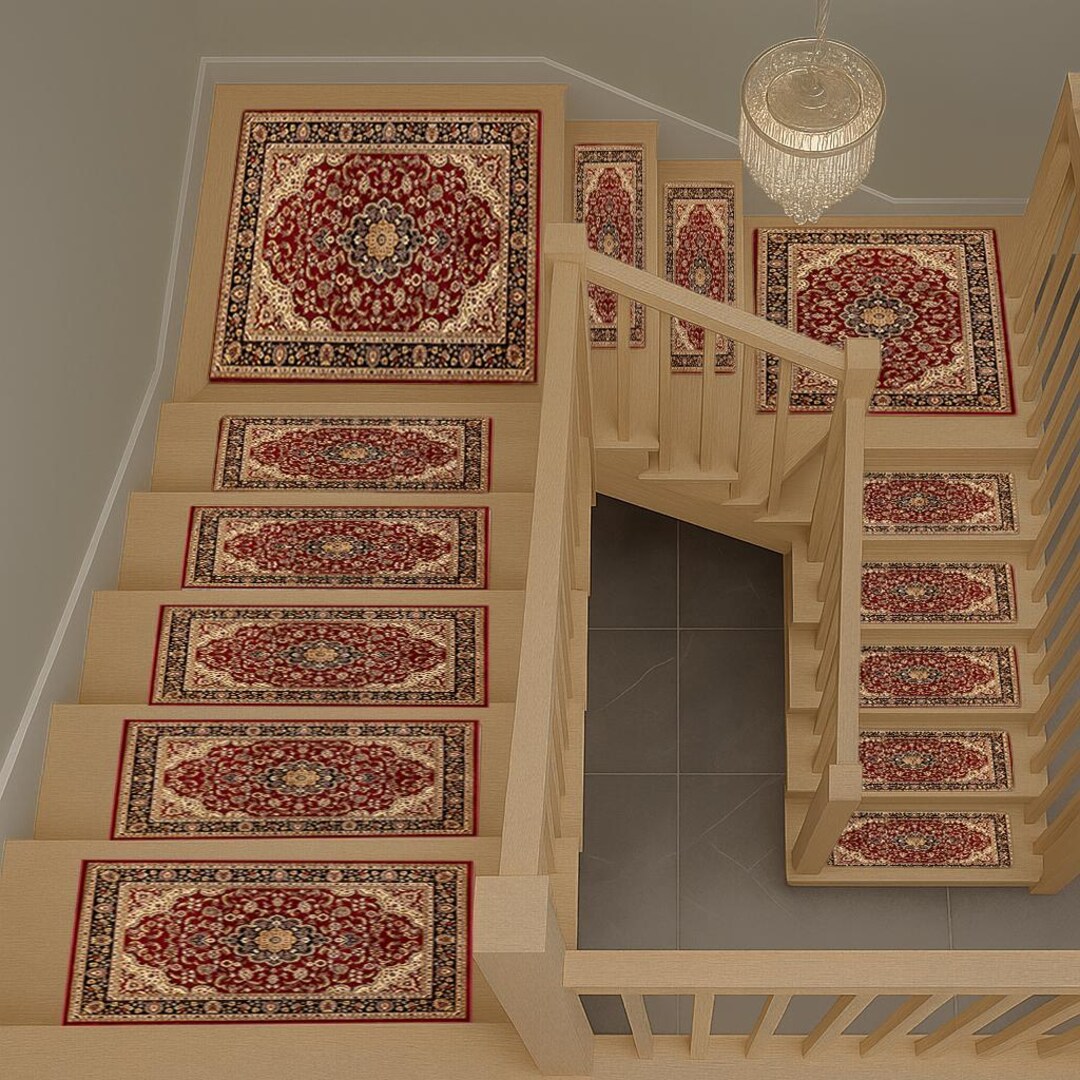 Turkisg Rug Design Mat, Stair Tread Rug, Stair Mat, Special for Your ...