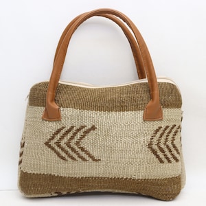 Modetasche, Trendtaschen, türkische Tasche, handgemachte Tasche Boho, anatolische Kelimtasche aus Wolle und Leder, 10x14 ""Tasche, Taschen, Einzigartige Tasche, Handtasche, 0041