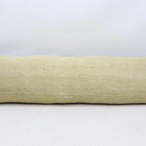 Natural kilim pillow, Anatolian kilim pillow, Rustic decor pillow, Lumbar kilim pillow, Home decor pillow, 12x42 inches pillow cover 0016