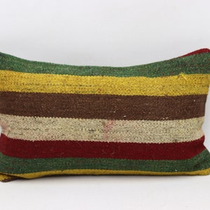 Home decor pillow, Lumbar pillow, Ottoman pillow, Throw pillow, Decorative boho pillow cover, Tribal pillow, 12x20 inches pillow cover 0187