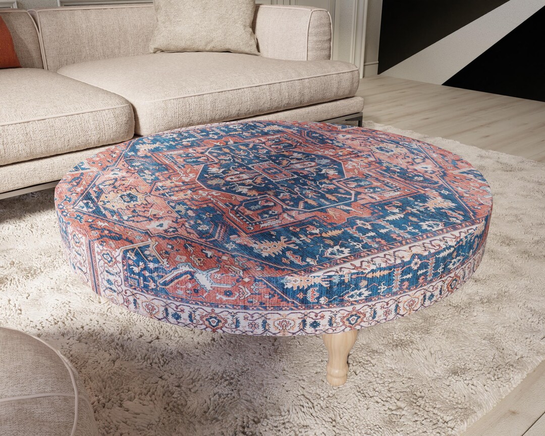 Kilim Ottoman Coffee Table