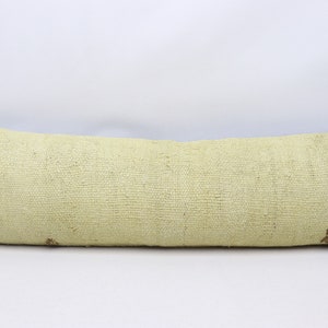 Kilim pillow cover, Turkish pillow, Organic pillow, Boho decor, Home decor, Farmhouse decor, Handmade pillow, 12x42 inches pillow cover 0004