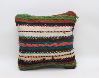 Kilim pillow, Handmade kilim pillow, Home decor pillow, Decorative kilim pillow, Throw pillow, Small pillow, 12x12 inches pillow cover 0264