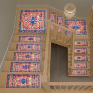 Stair rugs, Stair mat, Stair treads, Non slip stair treads, Carpet stair treads, Stair tread mats, Stair carpet, Staircase rug, Stair runner