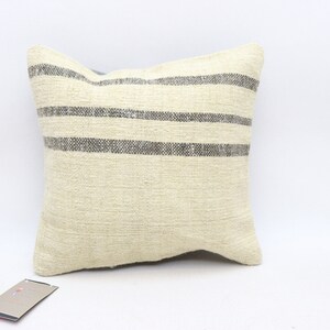 Turkish hemp pillow, Handcraft kilim pillow, Vintage kilim pillow, Bohemian kilim pillow, Throw pillow, 12x12 inches pillow cover 0028