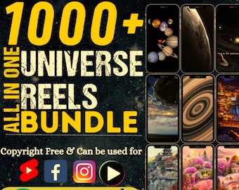 1000+ UNIVERSE REELS Bundle: Cosmic Instagram Content