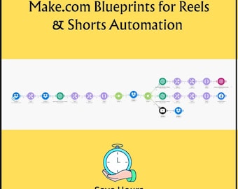 MAKE.COM REELS & Shorts Automation Blueprint | Instagram Facebook YouTube Automation Workflow