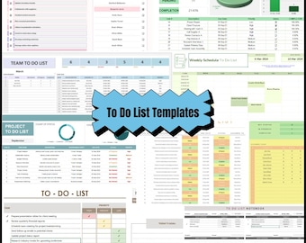 EXCEL TASK TRACKER Vorlagen: To-Do-Liste, Tagesplaner