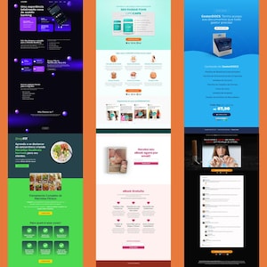 Customizable landing pages for a unique and professional online presence