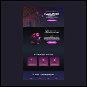 Responsive landing page designs bundle