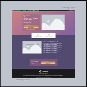 Modern website landing page TOGEL 4D