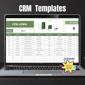 CLIENT TRACKER, CRM Dashboard, Small Business Template,Excel Business Tracker, Business Planner Business Spreadsheet, Lead Tracker
