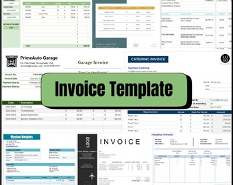INVOICE TEMPLATES Bundle: 70+ Modern Business Forms