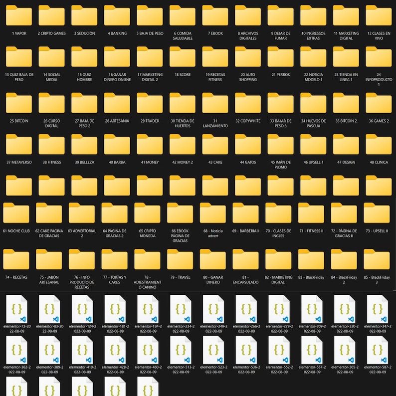 Comprehensive collection of premium landing pages for digital marketers