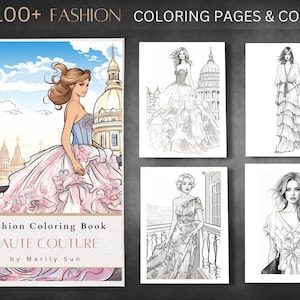 VOGUE Goes Pop Coloring Book - Enjoy Govue60's Fashion by