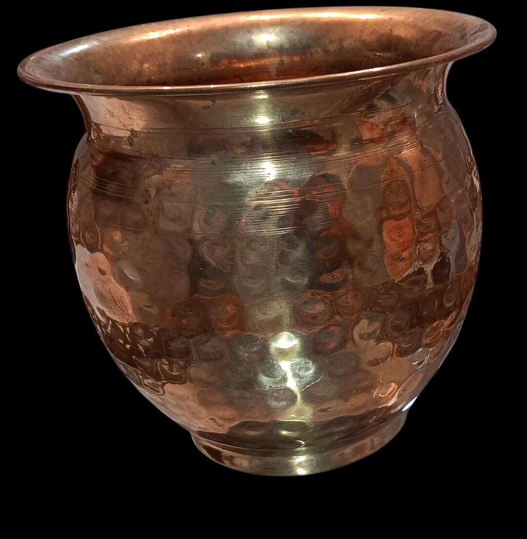 Vintage Solid Brass Kalash India Temple Ritual Water Pot - Etsy